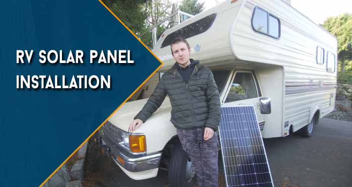 rv solar panel installation