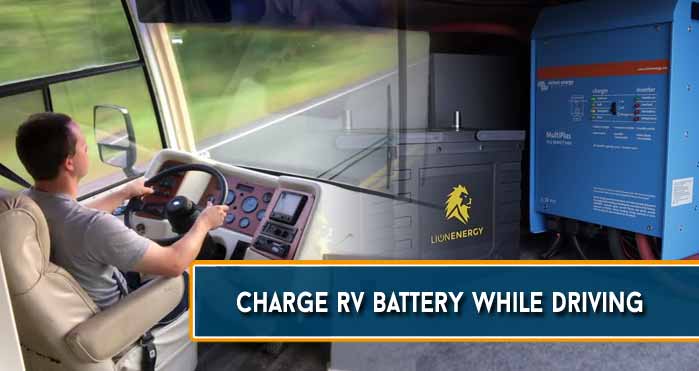 charge rv battery while driving
