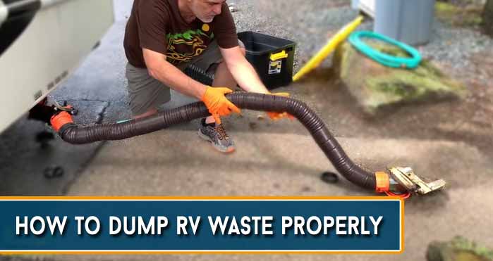 how to dump rv waste