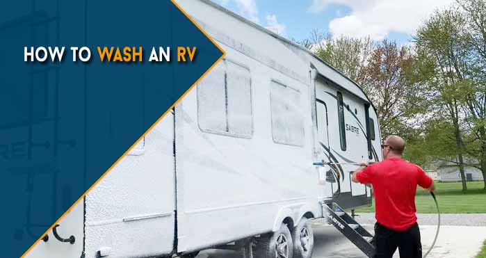 how to wash an rv
