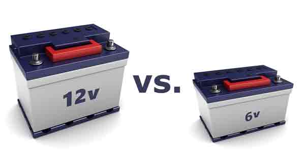 Similarities Between 6 Volt vs 12 Volt travel trailer Batteries
